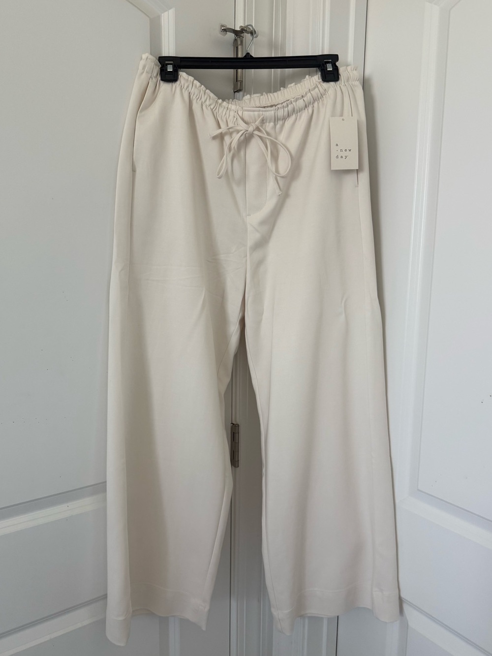 A New Day Cream Drawstring Pants